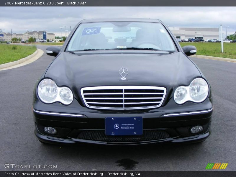 Black / Ash 2007 Mercedes-Benz C 230 Sport