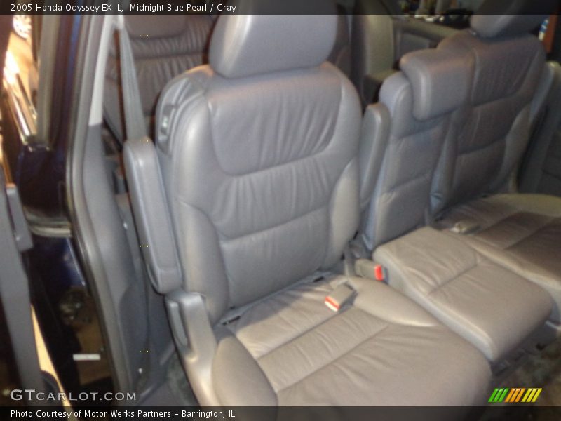 Midnight Blue Pearl / Gray 2005 Honda Odyssey EX-L