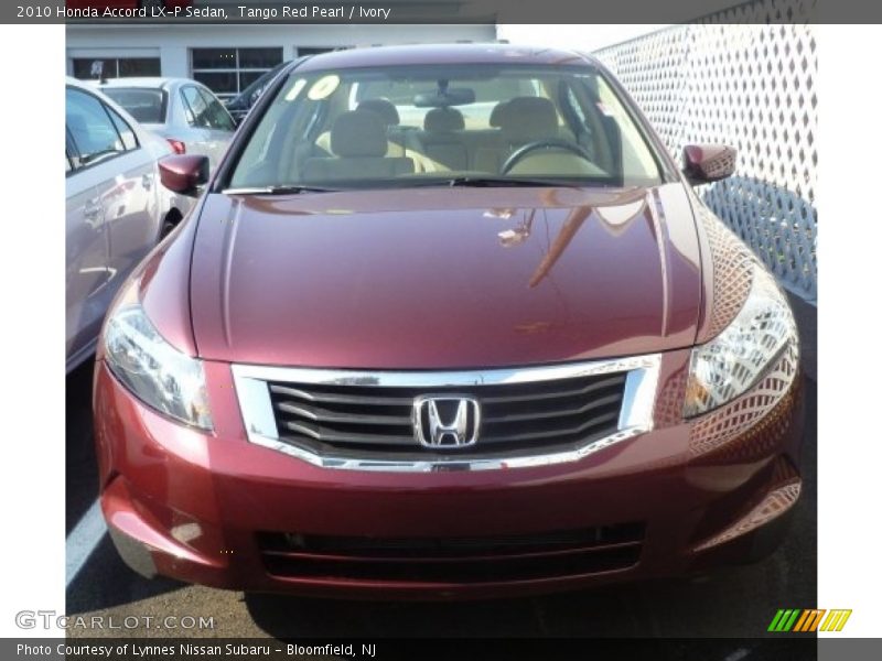 Tango Red Pearl / Ivory 2010 Honda Accord LX-P Sedan