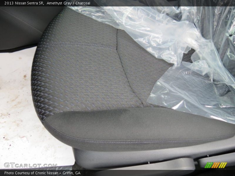 Amethyst Gray / Charcoal 2013 Nissan Sentra SR
