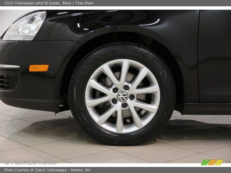 Black / Titan Black 2010 Volkswagen Jetta SE Sedan