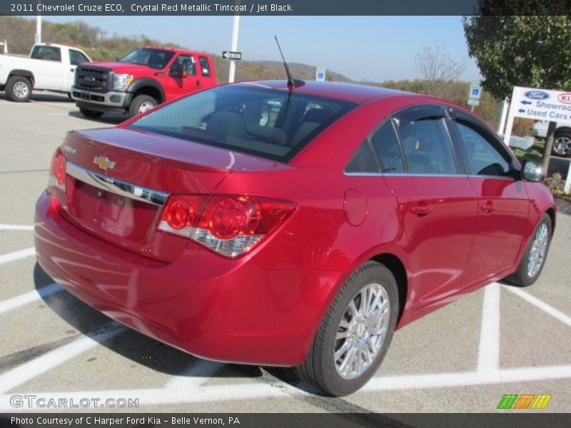 Crystal Red Metallic Tintcoat / Jet Black 2011 Chevrolet Cruze ECO