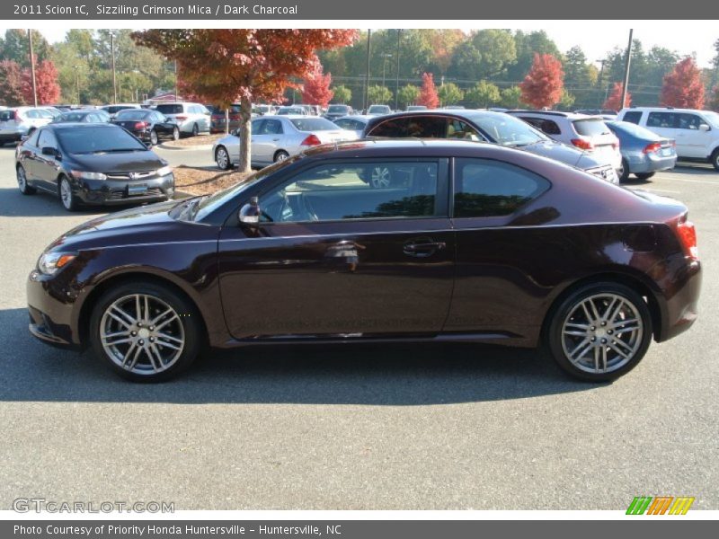 Sizziling Crimson Mica / Dark Charcoal 2011 Scion tC