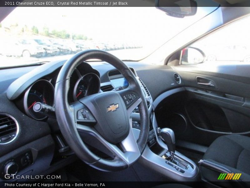 Crystal Red Metallic Tintcoat / Jet Black 2011 Chevrolet Cruze ECO