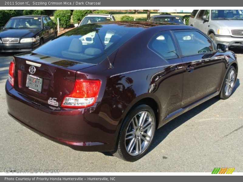 Sizziling Crimson Mica / Dark Charcoal 2011 Scion tC