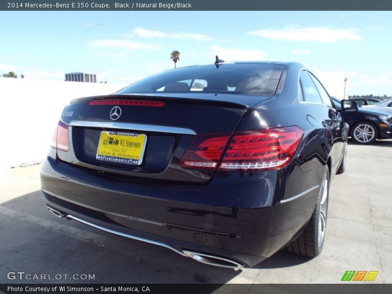 Black / Natural Beige/Black 2014 Mercedes-Benz E 350 Coupe