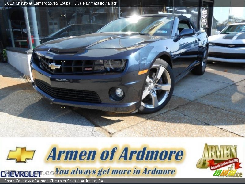 Blue Ray Metallic / Black 2013 Chevrolet Camaro SS/RS Coupe