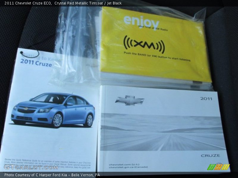 Crystal Red Metallic Tintcoat / Jet Black 2011 Chevrolet Cruze ECO