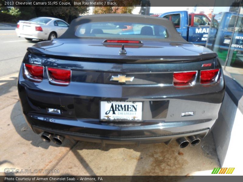 Blue Ray Metallic / Black 2013 Chevrolet Camaro SS/RS Coupe
