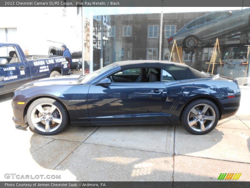 Blue Ray Metallic / Black 2013 Chevrolet Camaro SS/RS Coupe