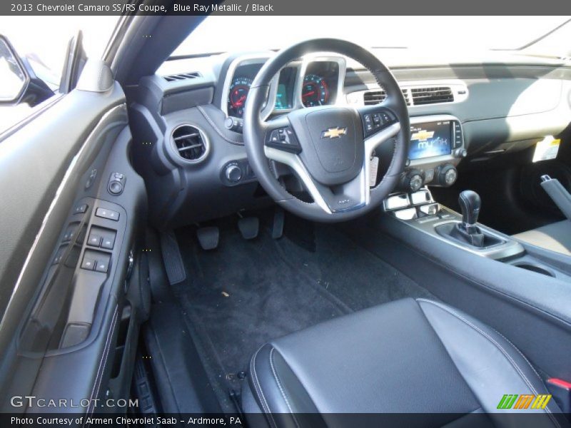 Blue Ray Metallic / Black 2013 Chevrolet Camaro SS/RS Coupe