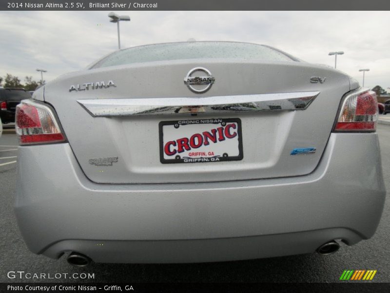 Brilliant Silver / Charcoal 2014 Nissan Altima 2.5 SV