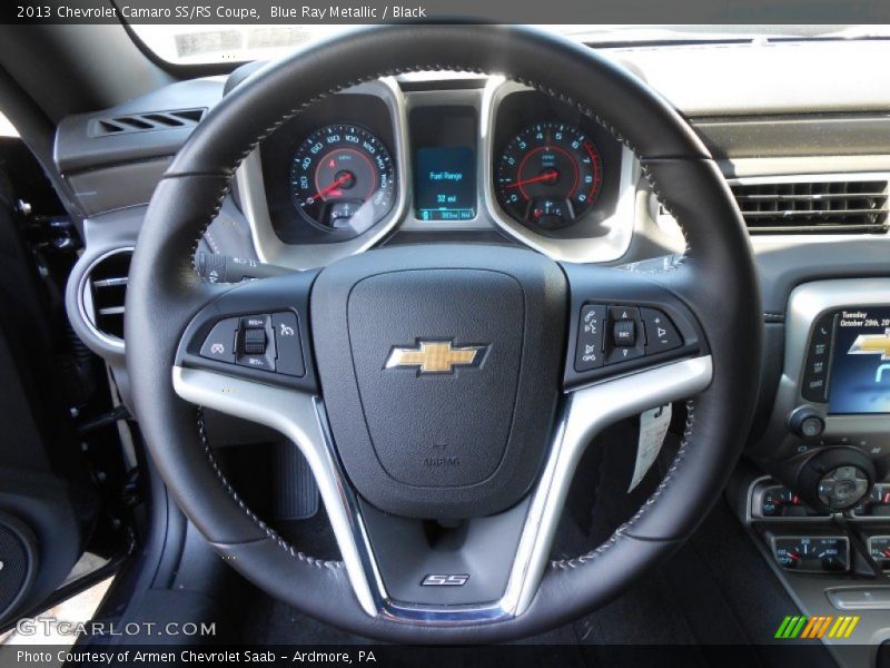 Blue Ray Metallic / Black 2013 Chevrolet Camaro SS/RS Coupe