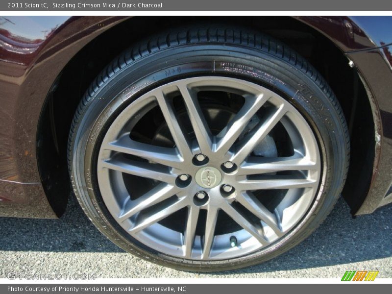 Sizziling Crimson Mica / Dark Charcoal 2011 Scion tC