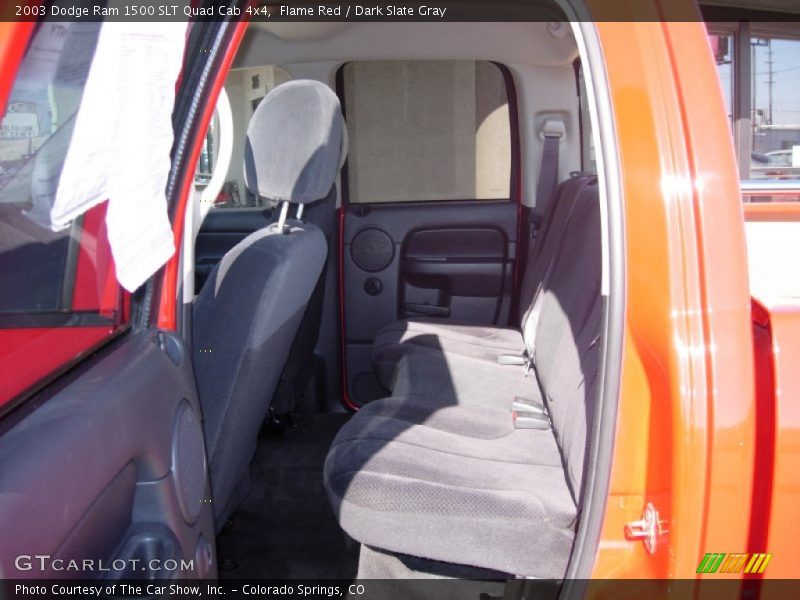 Flame Red / Dark Slate Gray 2003 Dodge Ram 1500 SLT Quad Cab 4x4