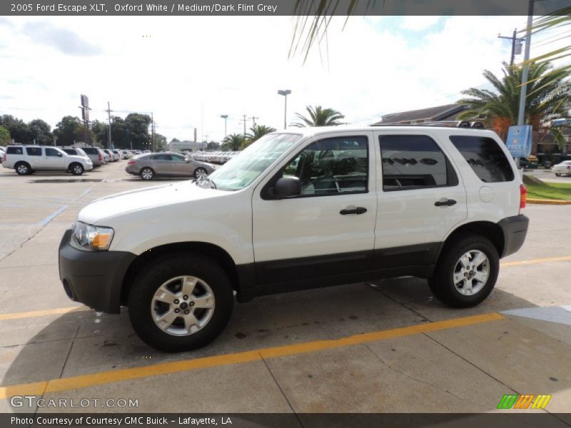 Oxford White / Medium/Dark Flint Grey 2005 Ford Escape XLT