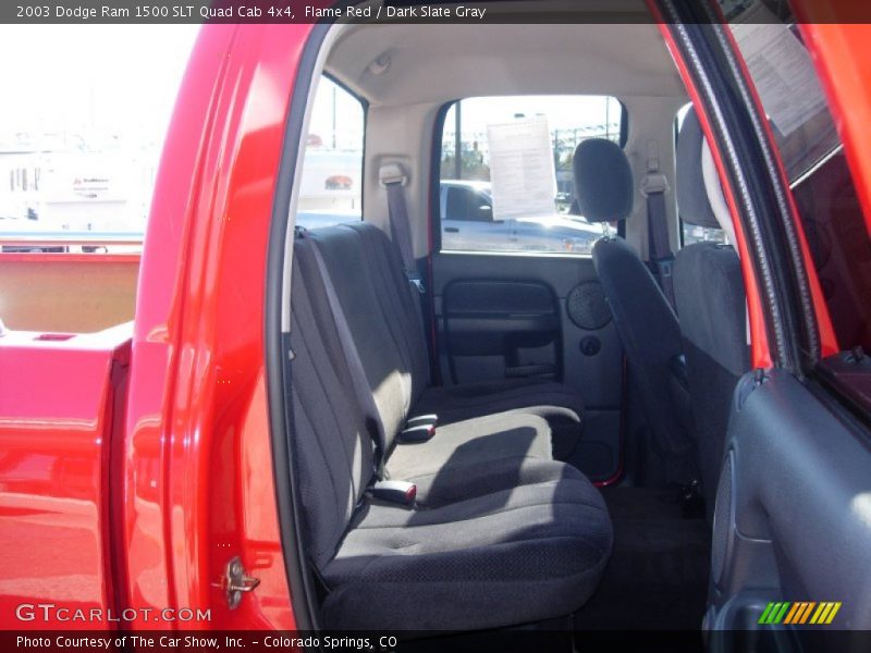 Flame Red / Dark Slate Gray 2003 Dodge Ram 1500 SLT Quad Cab 4x4