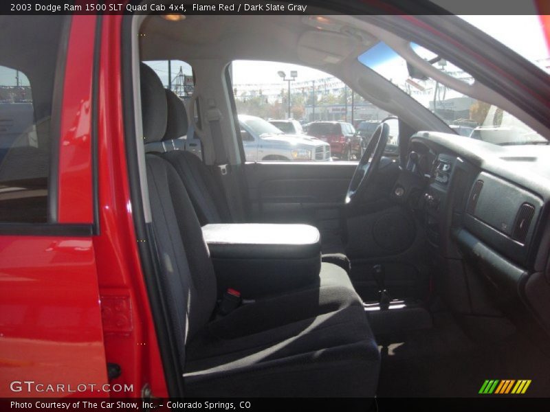 Flame Red / Dark Slate Gray 2003 Dodge Ram 1500 SLT Quad Cab 4x4