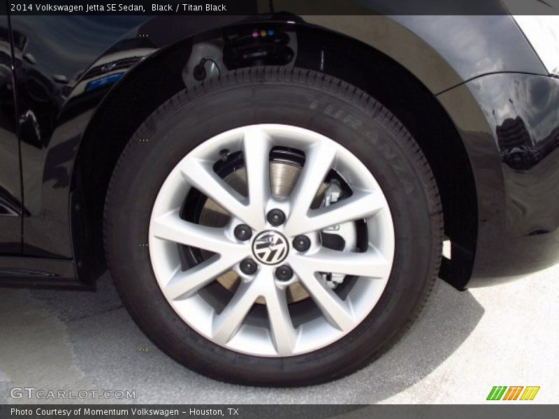 Black / Titan Black 2014 Volkswagen Jetta SE Sedan
