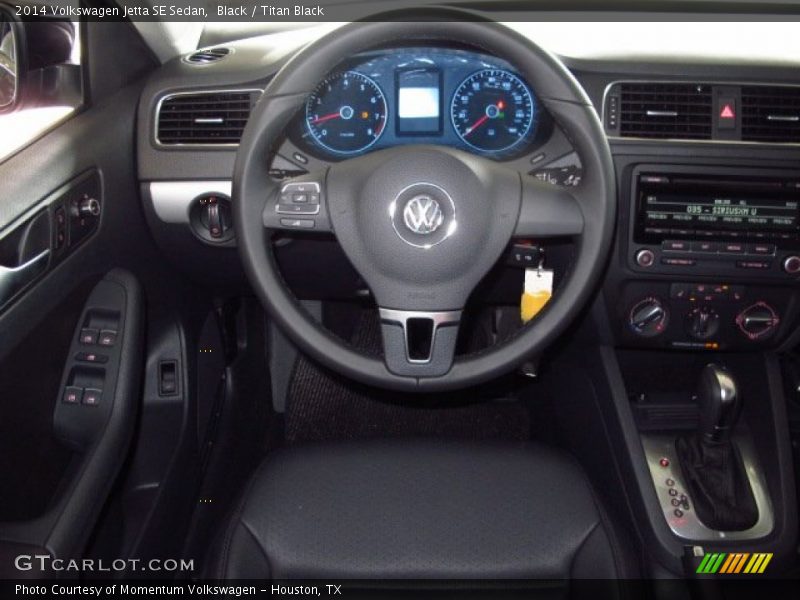 Black / Titan Black 2014 Volkswagen Jetta SE Sedan