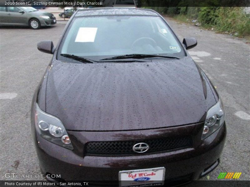 Sizzling Crimson Mica / Dark Charcoal 2010 Scion tC