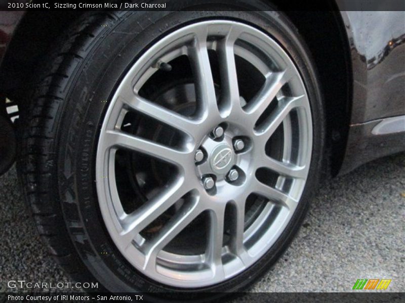 Sizzling Crimson Mica / Dark Charcoal 2010 Scion tC