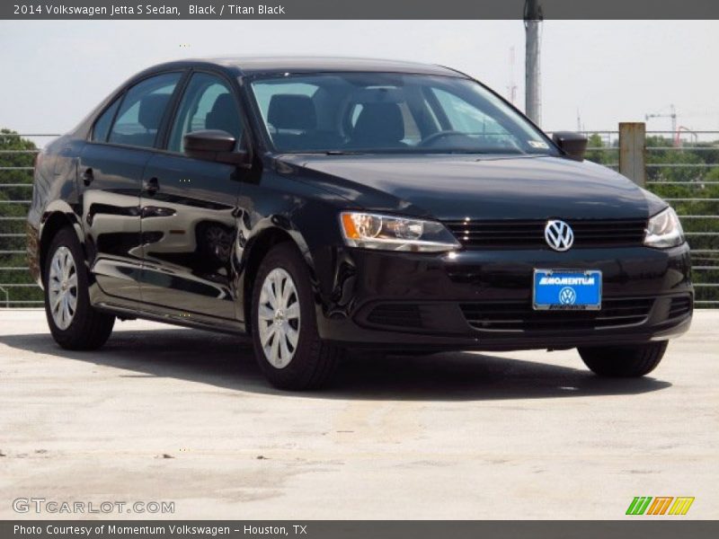 Black / Titan Black 2014 Volkswagen Jetta S Sedan