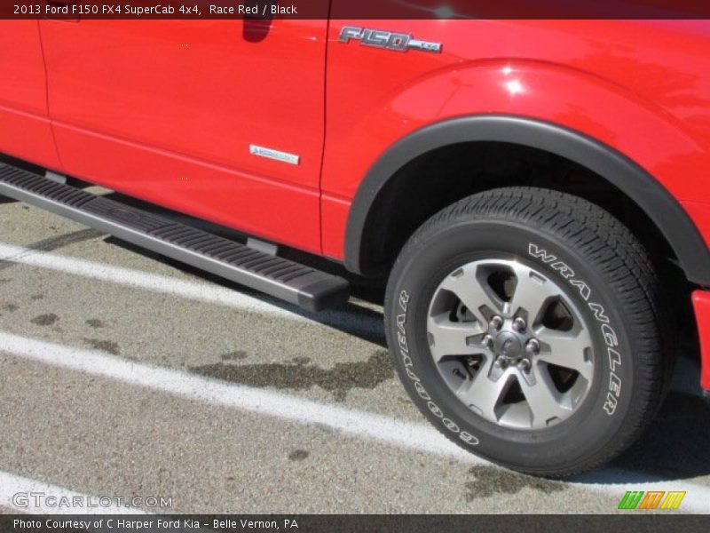 Race Red / Black 2013 Ford F150 FX4 SuperCab 4x4