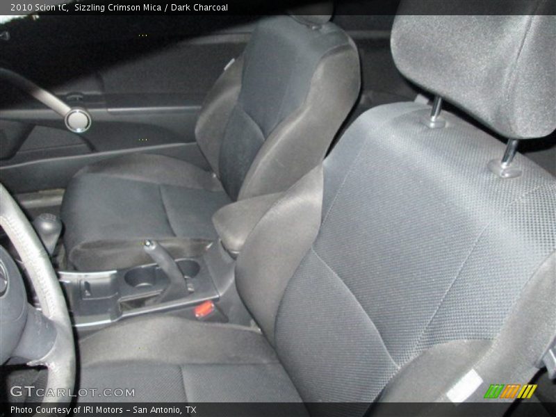 Sizzling Crimson Mica / Dark Charcoal 2010 Scion tC