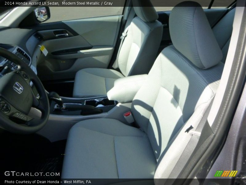 Modern Steel Metallic / Gray 2014 Honda Accord LX Sedan