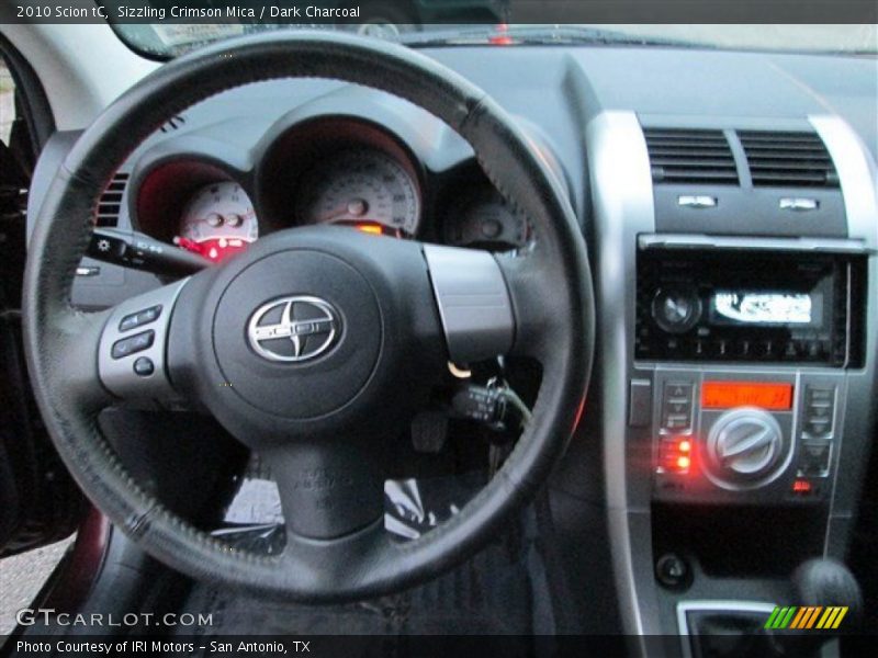 Sizzling Crimson Mica / Dark Charcoal 2010 Scion tC