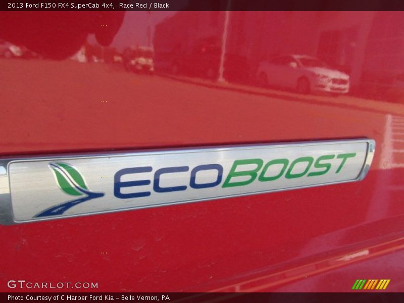 Race Red / Black 2013 Ford F150 FX4 SuperCab 4x4
