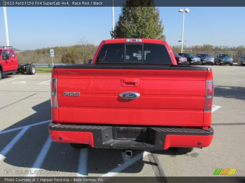 Race Red / Black 2013 Ford F150 FX4 SuperCab 4x4