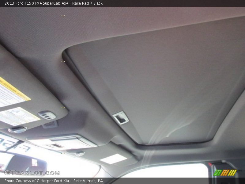 Race Red / Black 2013 Ford F150 FX4 SuperCab 4x4