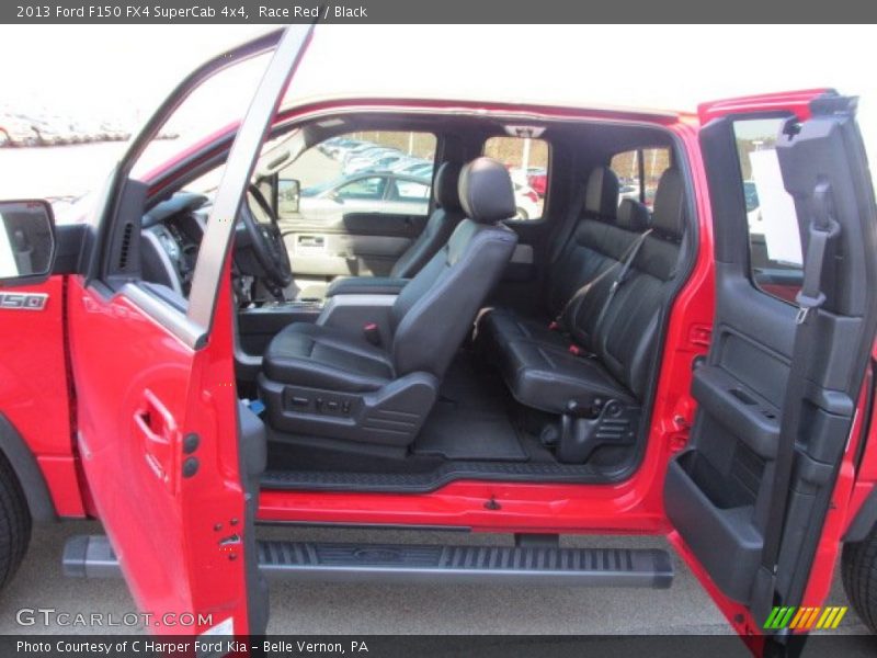 Race Red / Black 2013 Ford F150 FX4 SuperCab 4x4