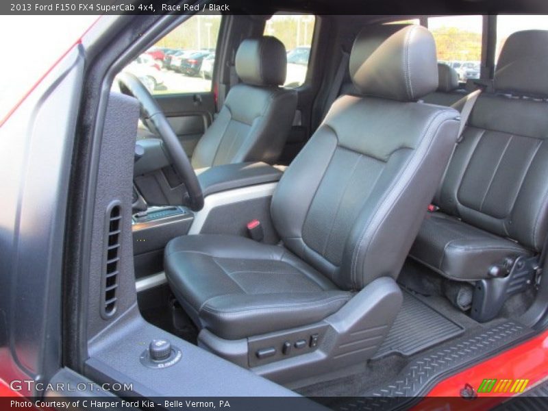 Race Red / Black 2013 Ford F150 FX4 SuperCab 4x4