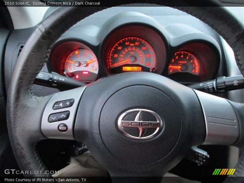 Sizzling Crimson Mica / Dark Charcoal 2010 Scion tC