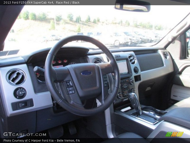 Race Red / Black 2013 Ford F150 FX4 SuperCab 4x4