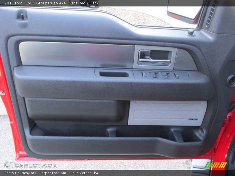 Race Red / Black 2013 Ford F150 FX4 SuperCab 4x4