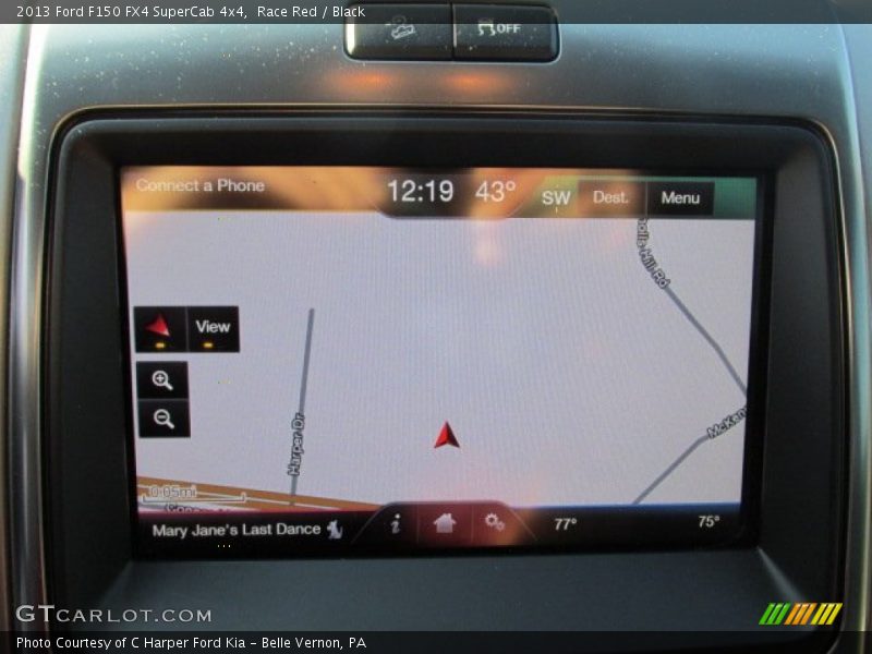 Race Red / Black 2013 Ford F150 FX4 SuperCab 4x4