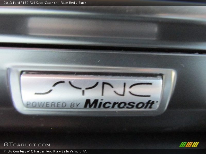 Race Red / Black 2013 Ford F150 FX4 SuperCab 4x4
