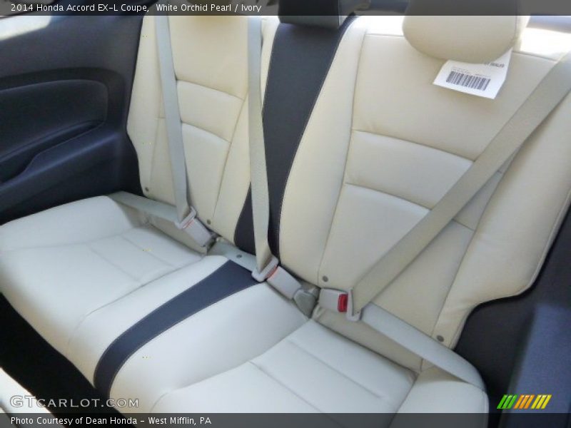 Rear Seat of 2014 Accord EX-L Coupe