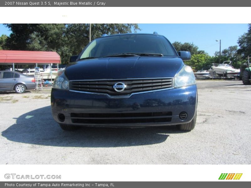 Majestic Blue Metallic / Gray 2007 Nissan Quest 3.5 S