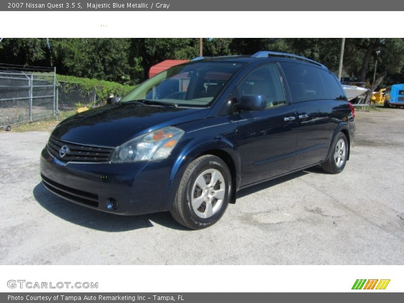 Majestic Blue Metallic / Gray 2007 Nissan Quest 3.5 S
