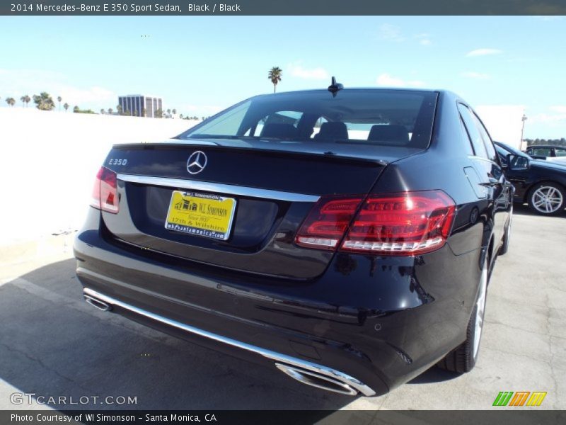 Black / Black 2014 Mercedes-Benz E 350 Sport Sedan