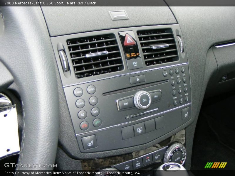Mars Red / Black 2008 Mercedes-Benz C 350 Sport