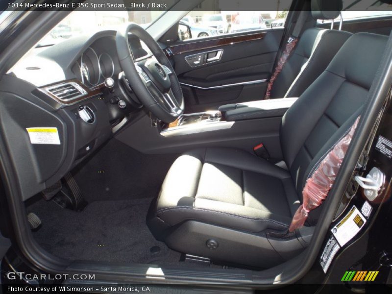 Black / Black 2014 Mercedes-Benz E 350 Sport Sedan