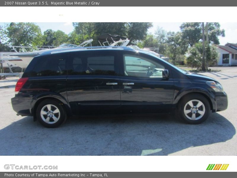 Majestic Blue Metallic / Gray 2007 Nissan Quest 3.5 S
