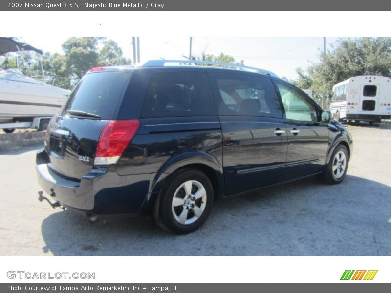 Majestic Blue Metallic / Gray 2007 Nissan Quest 3.5 S