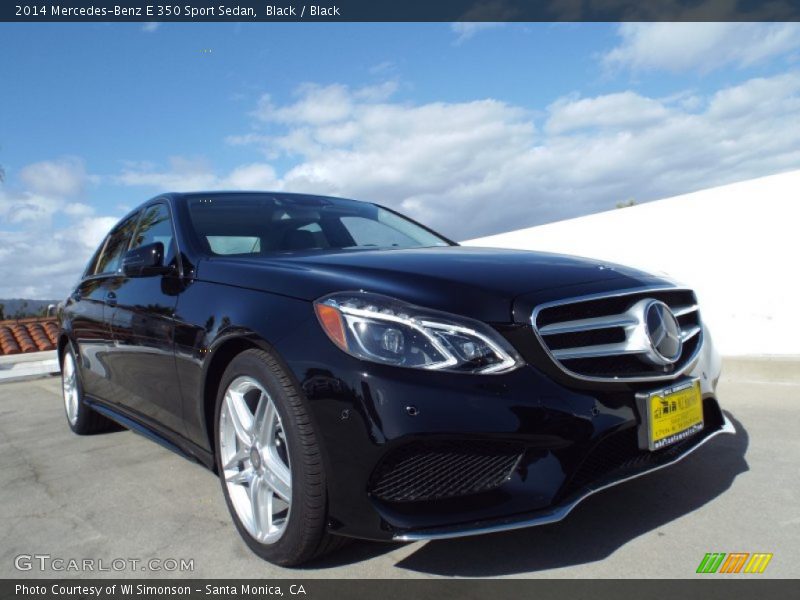 Black / Black 2014 Mercedes-Benz E 350 Sport Sedan